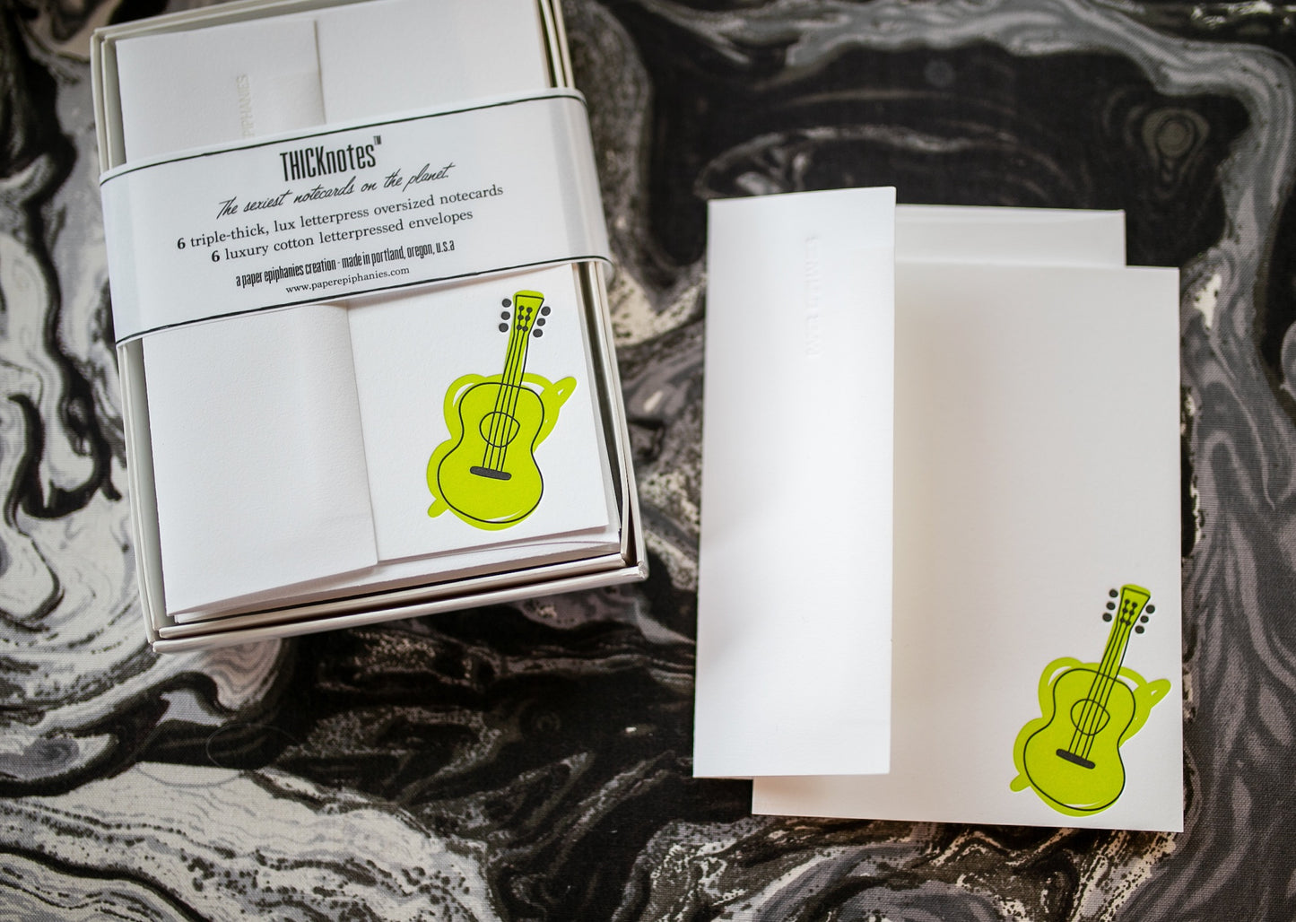 Guitar Notecard Set - THICKnotes™