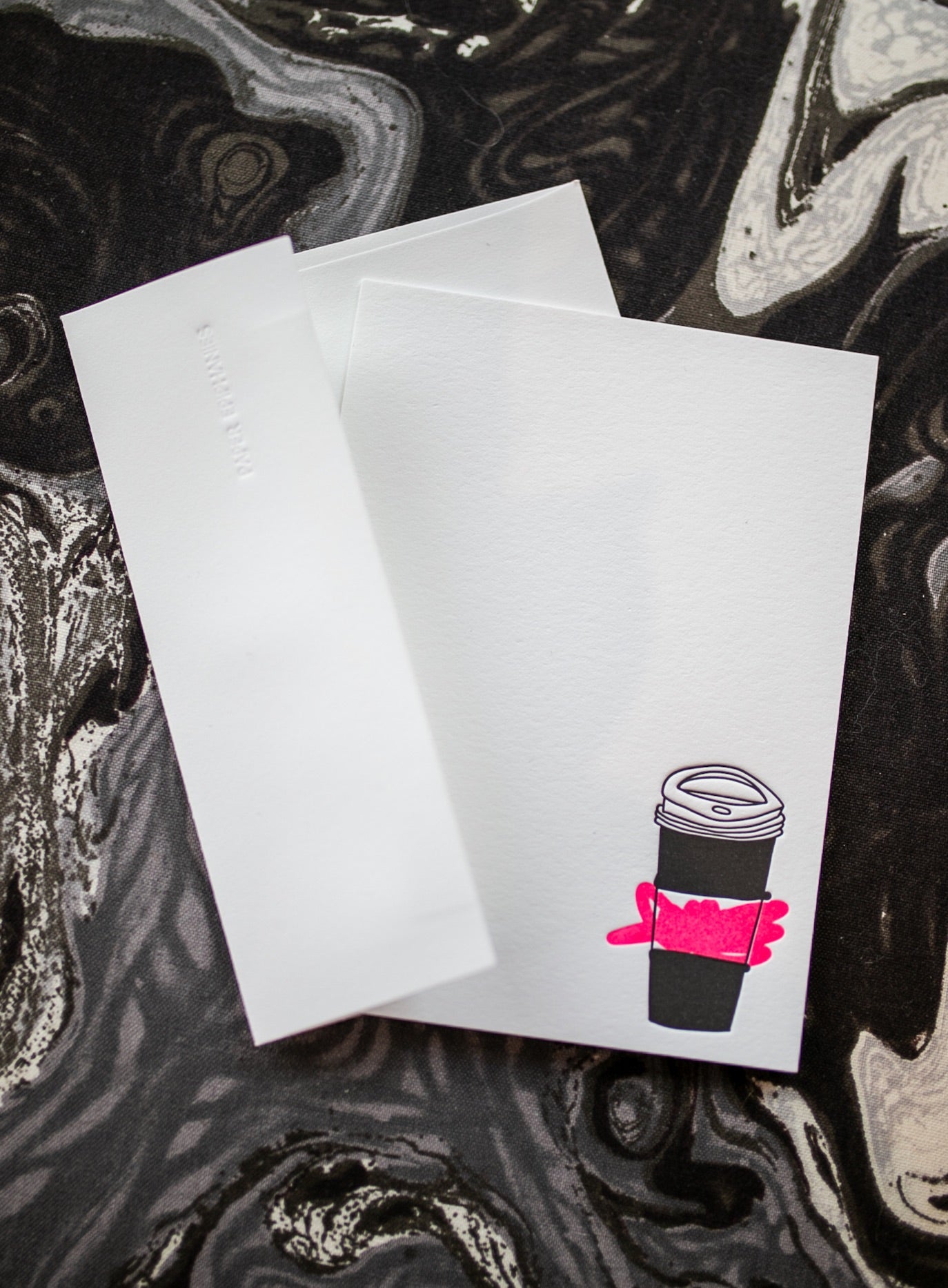 Caffeine Illustration Notecards - THICKnotes™