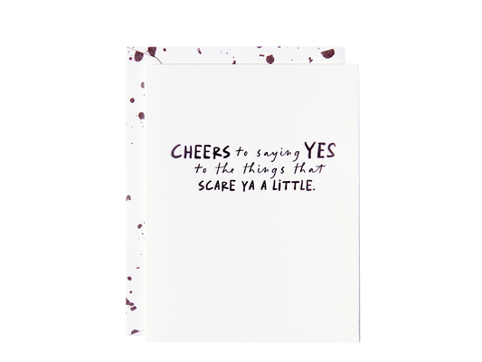 Scare Ya A Little Cheers Card - Bella Hall X Paper Epiphanies