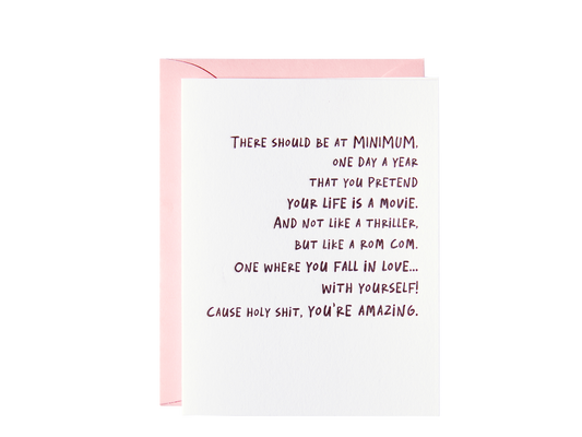 Your Life Is A Movie Card - Bella Hall X Paper Epiphanies