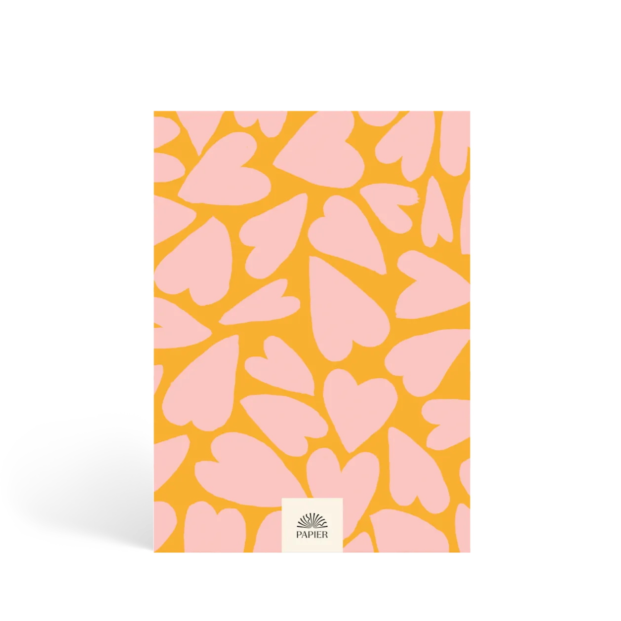 Full of Heart Lined Notebook - Orange & Peach
