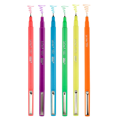 6 Piece Neon Pen Set