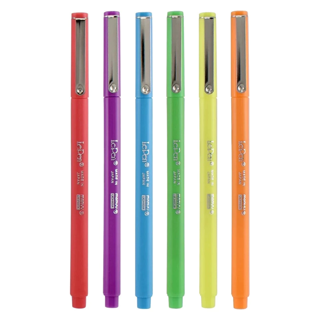 6 Piece Neon Pen Set