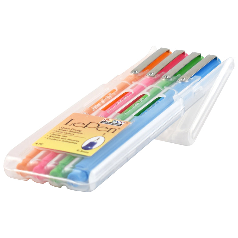 4 Piece Bright Pen Set