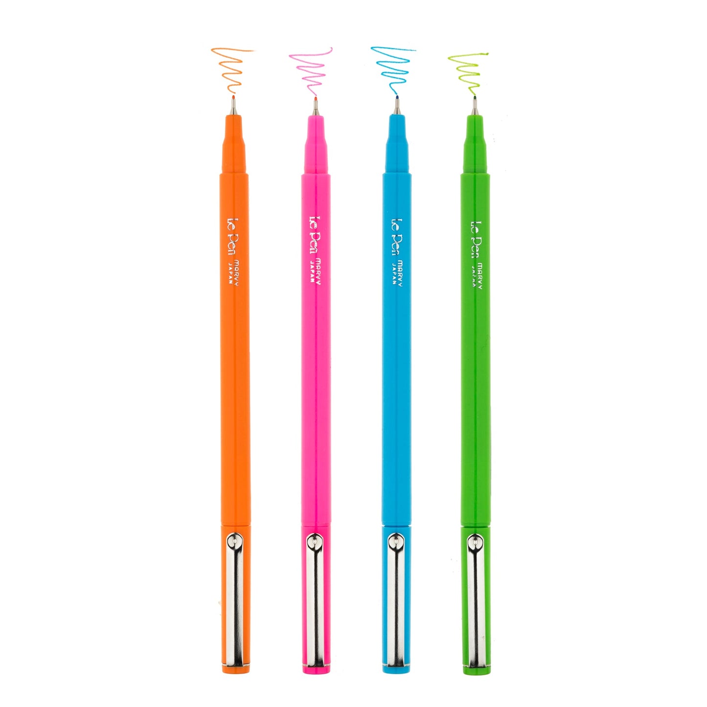 4 Piece Bright Pen Set