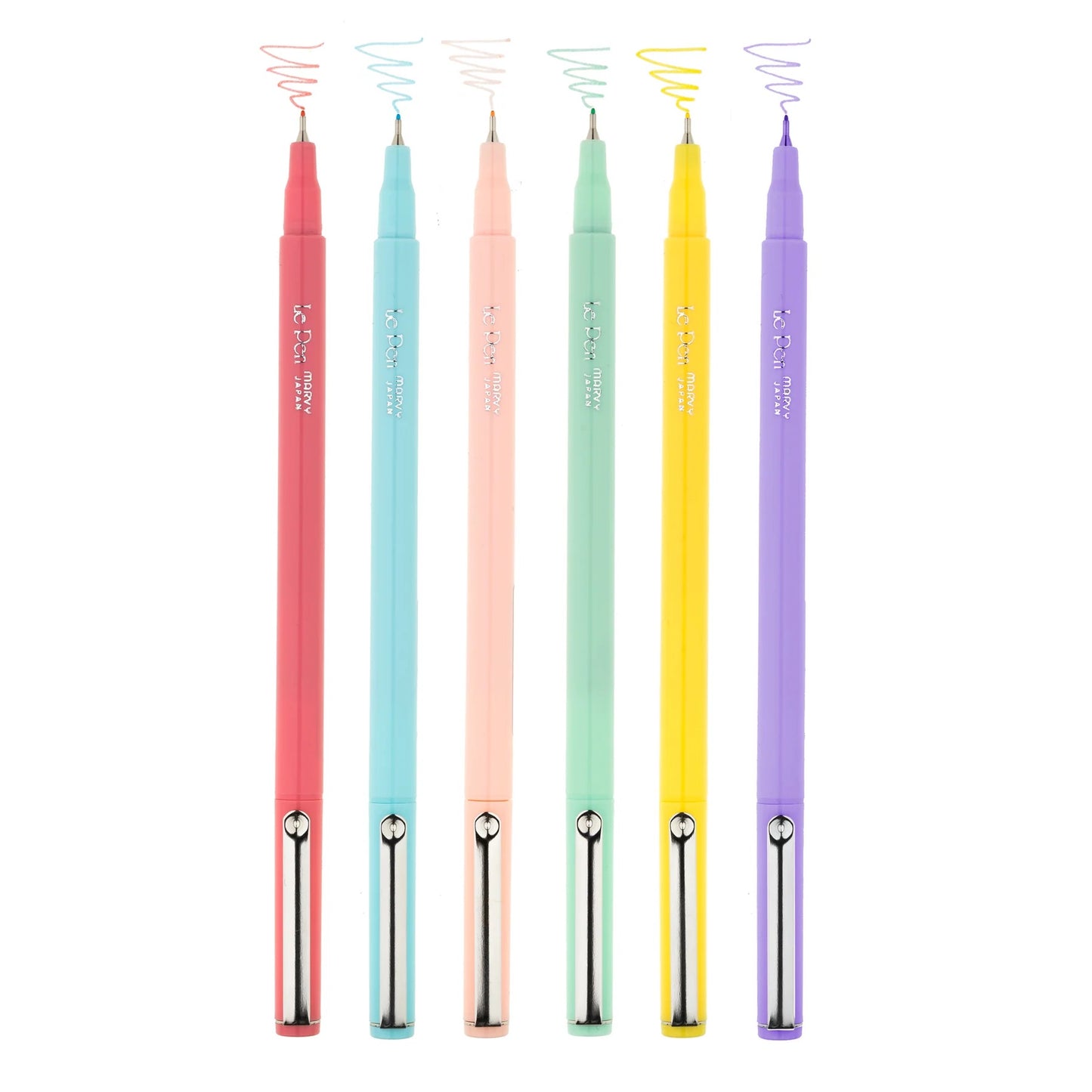 6 Piece Pastel Pen Set