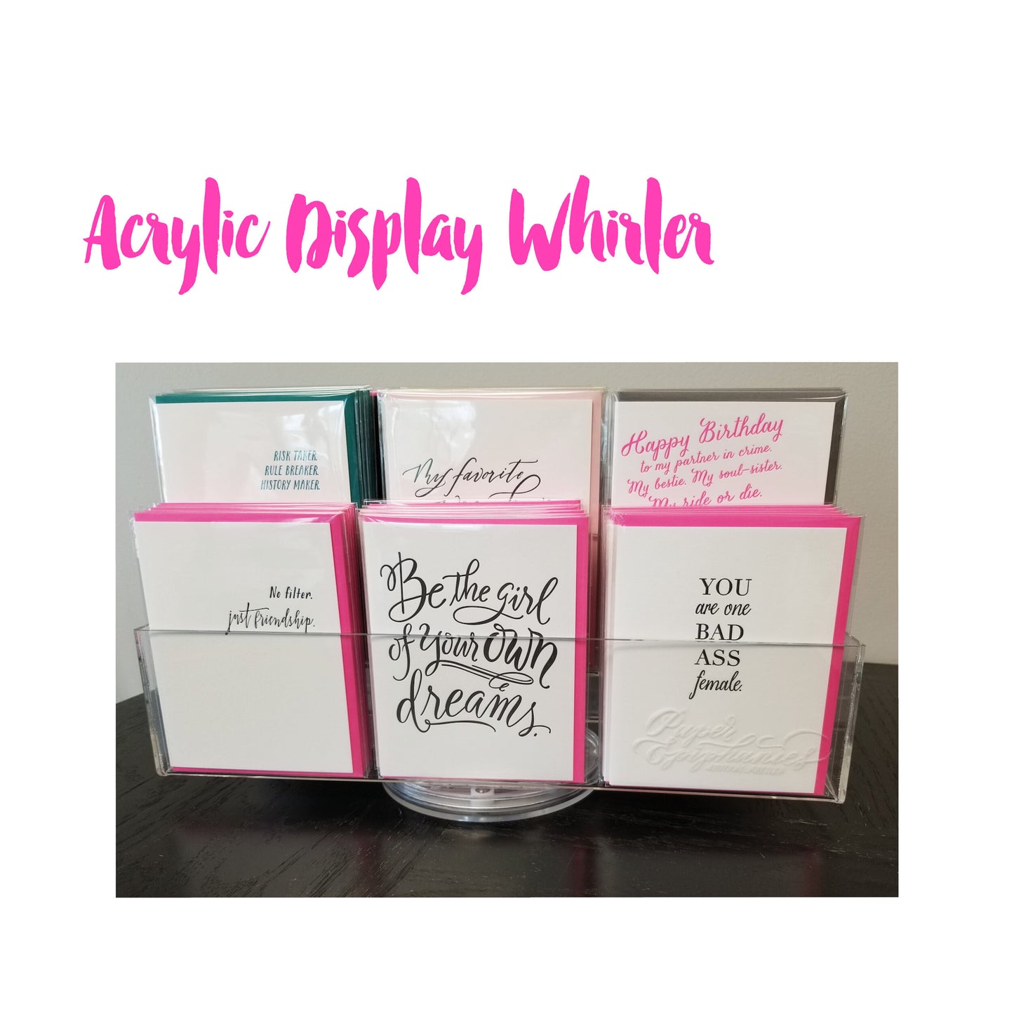 Acrylic Display Whirler