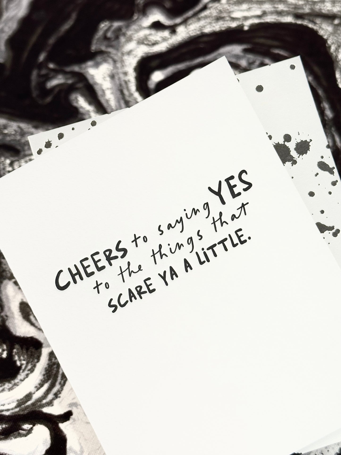 Scare Ya A Little Cheers Card - Bella Hall X Paper Epiphanies