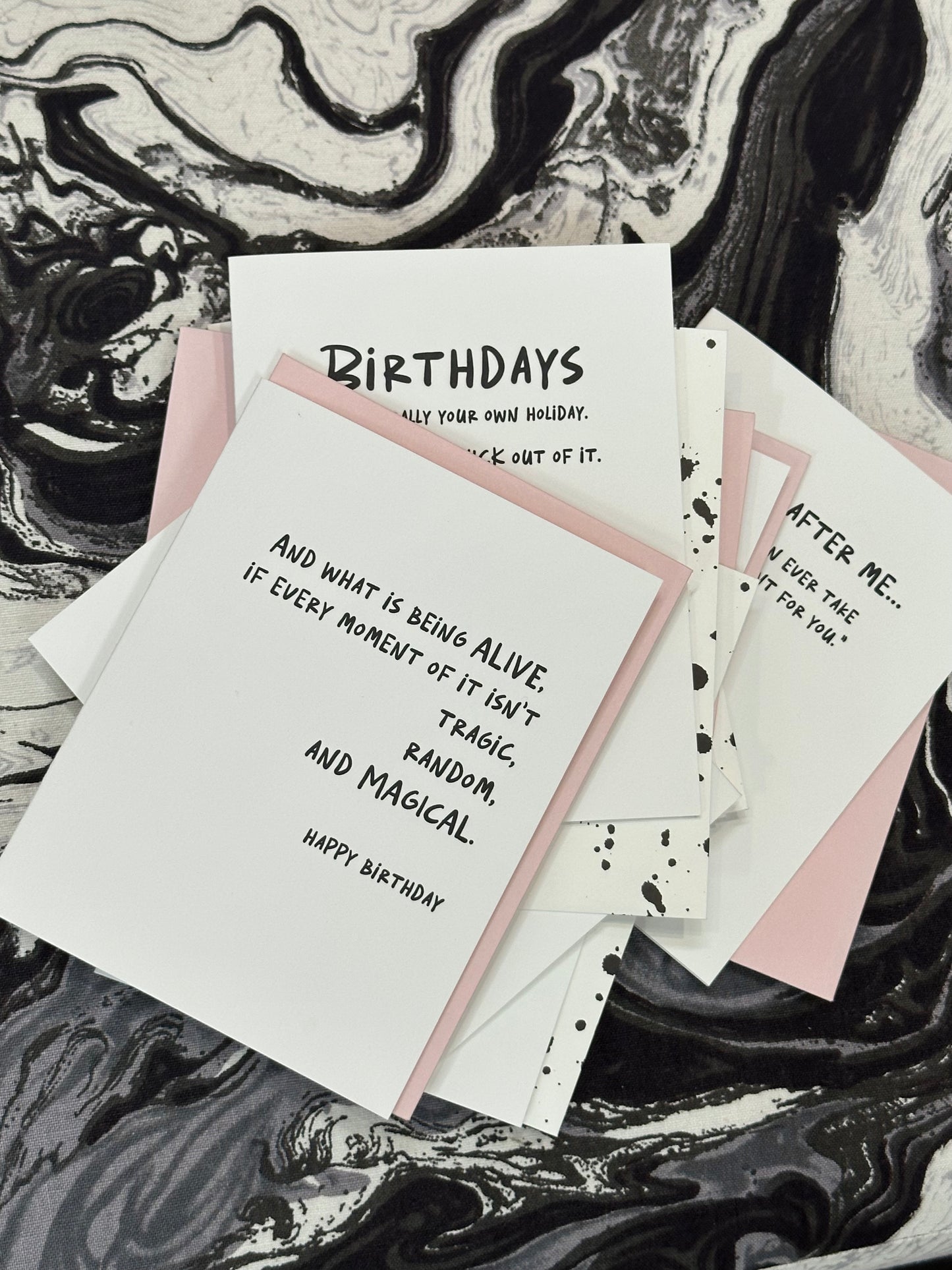 Tragic. Random. Magical. Birthday Card - Bella Hall X Paper Epiphanies