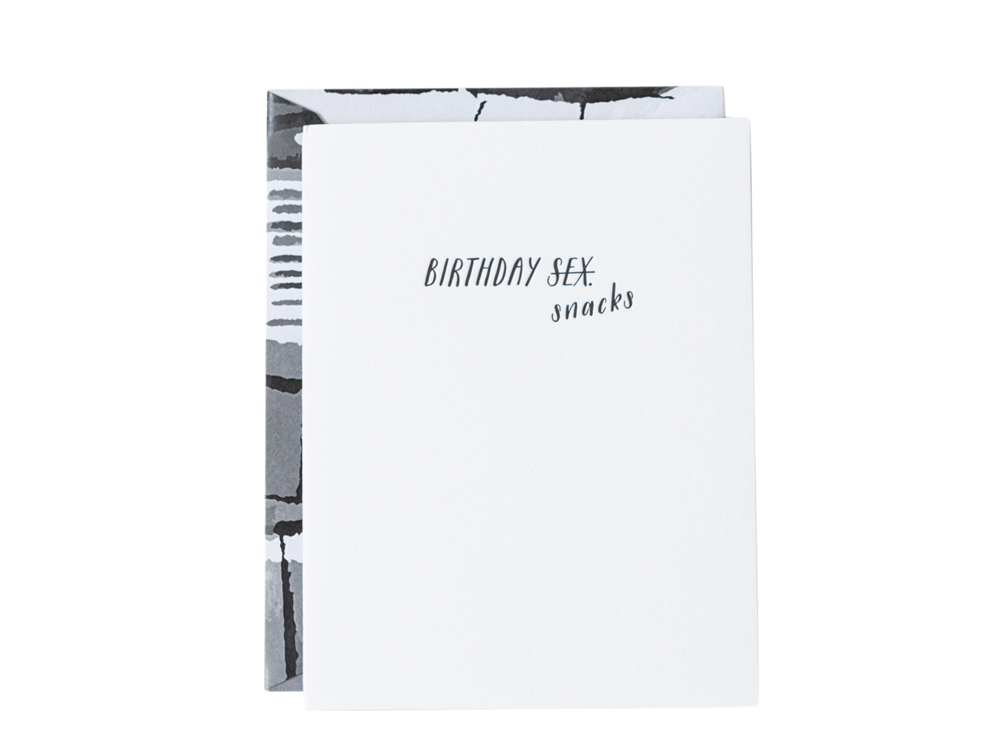 Birthday Snacks Card