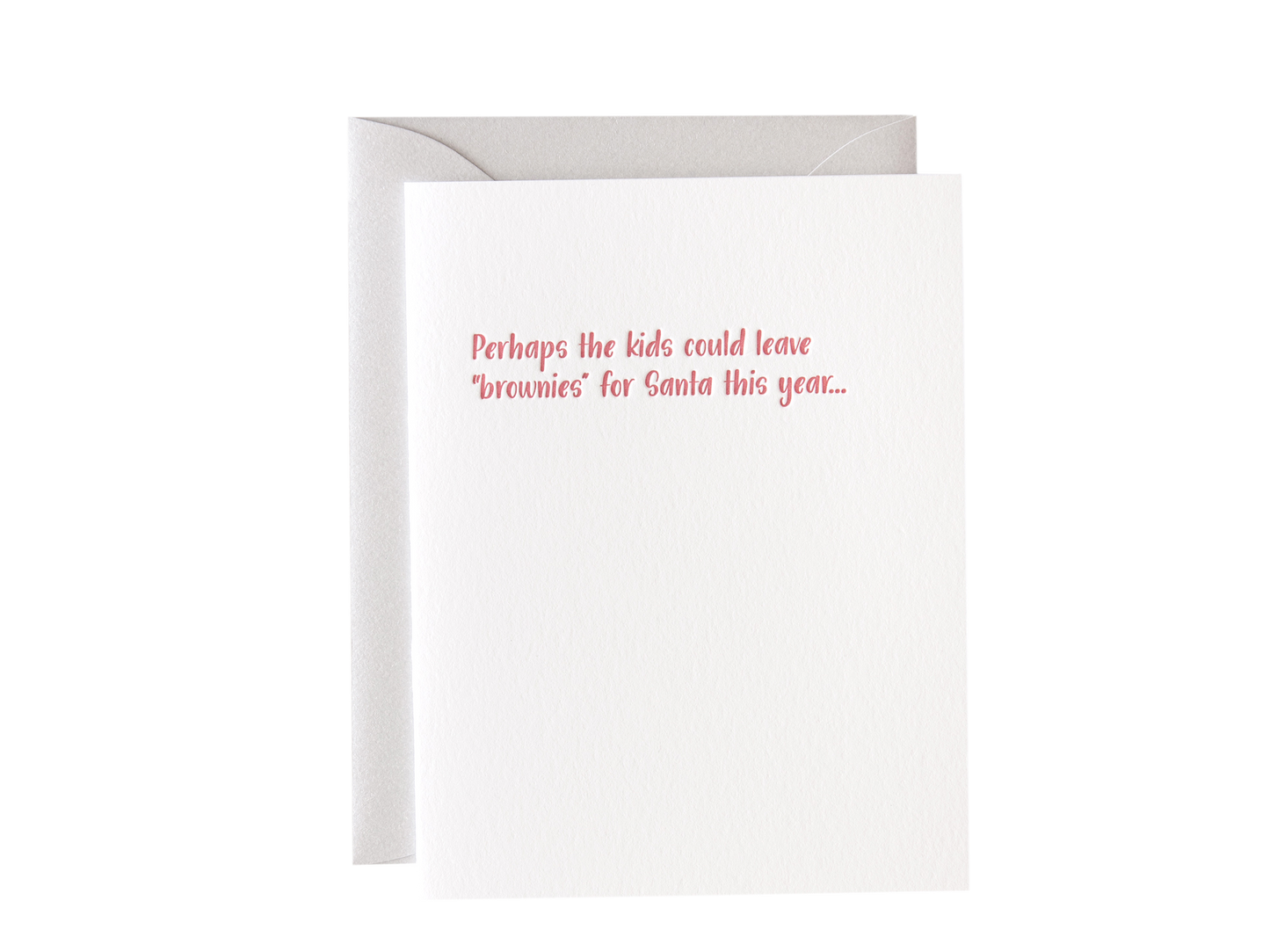 Brownies For Santa Card
