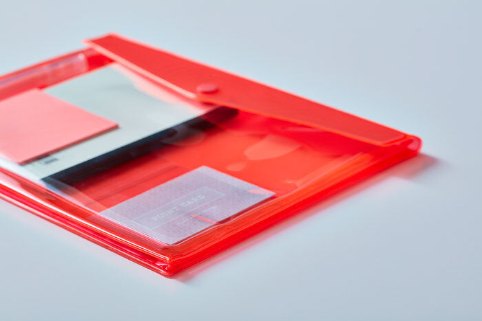 Medium Neon Red Pouch