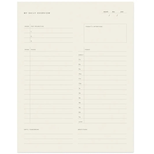 Daily Overview Notepad