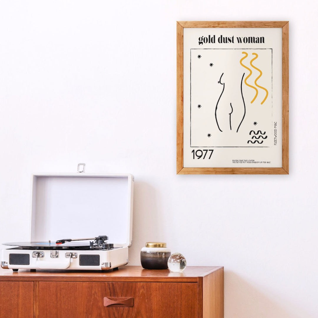 Gold Dust Woman - Retro Giclée Art Print