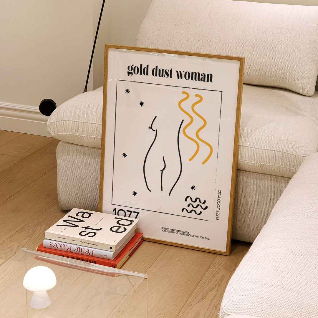 Gold Dust Woman - Retro Giclée Art Print