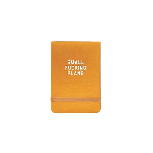 Small Fucking Plans Jotter - Multiple Colors