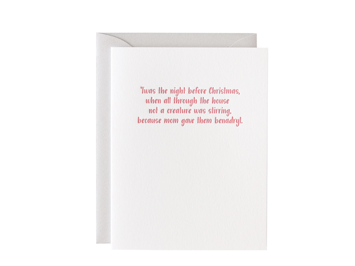 Benadryl Christmas Card