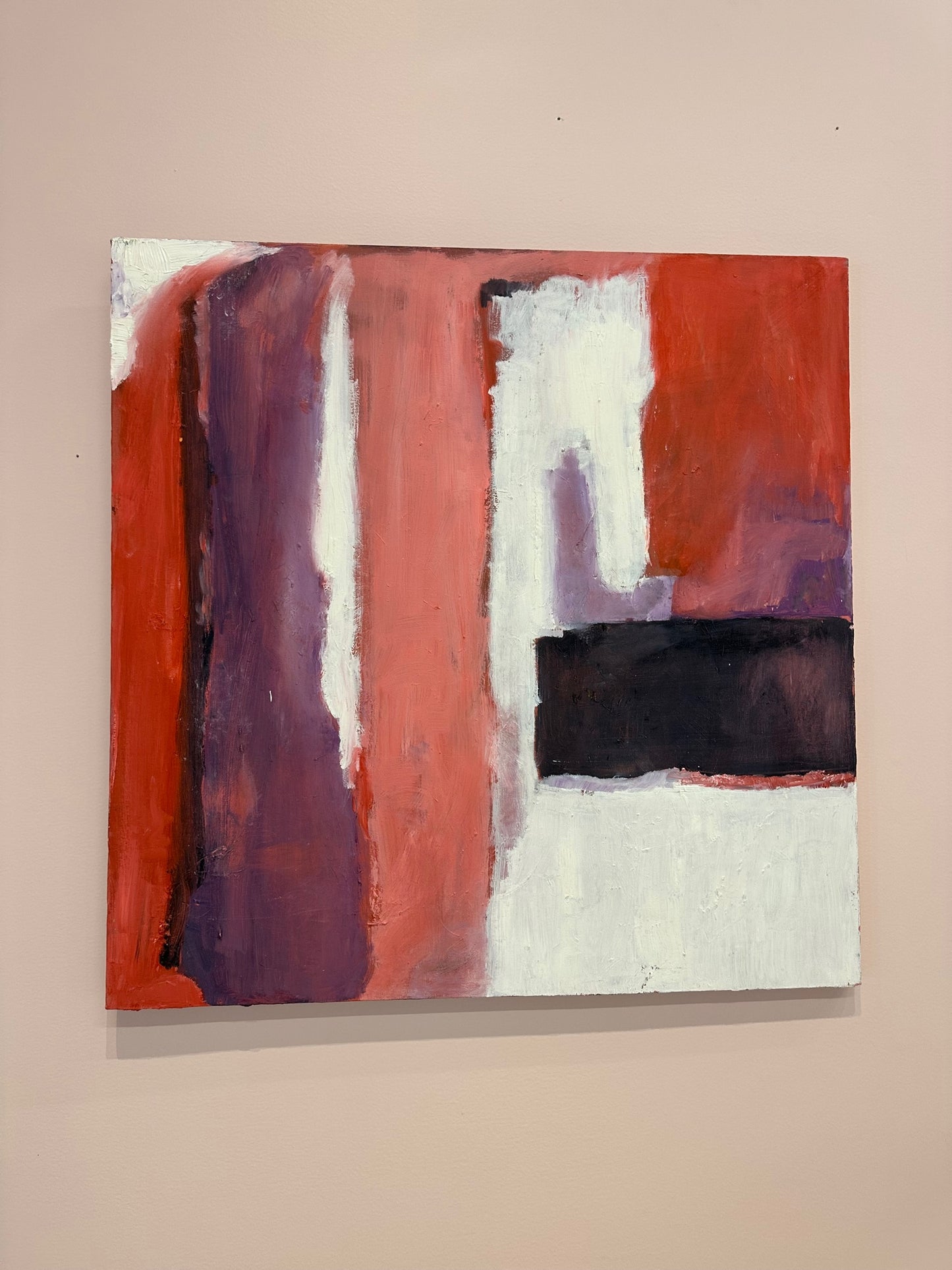 Vintage - Pink Colorblock - Original Painting