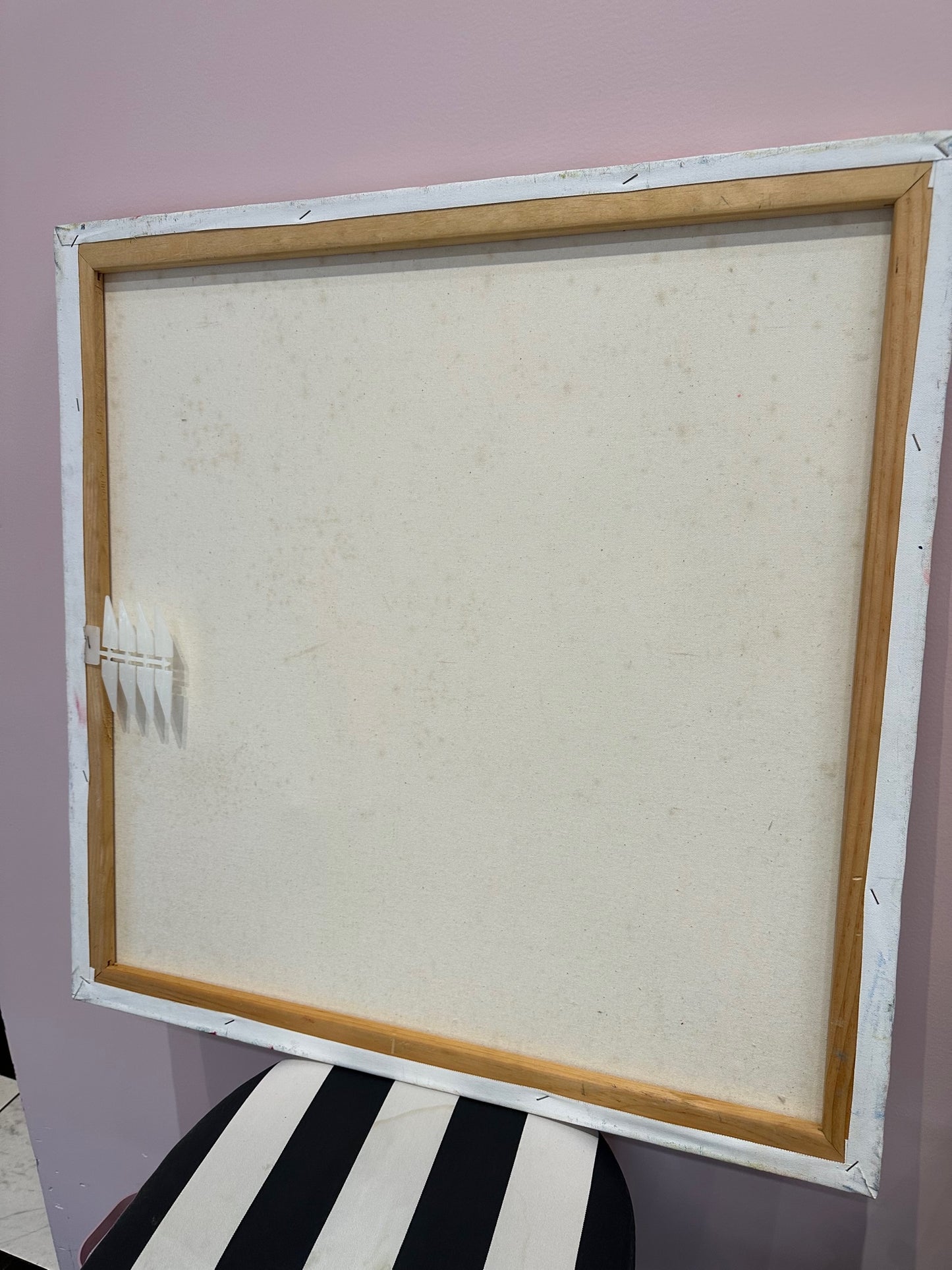 Vintage - Pink Colorblock - Original Painting