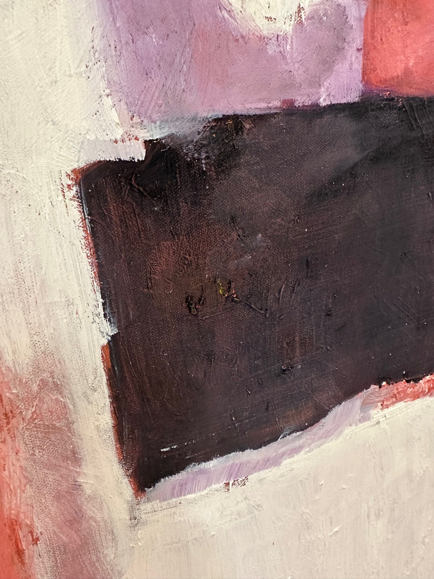 Vintage - Pink Colorblock - Original Painting