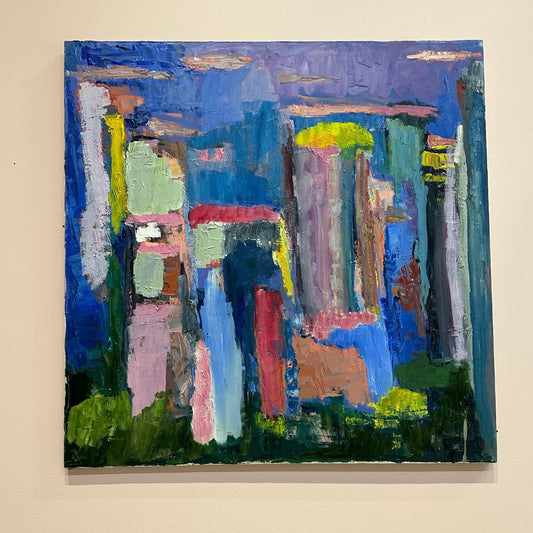 Vintage - Summer Nights - Original Painting