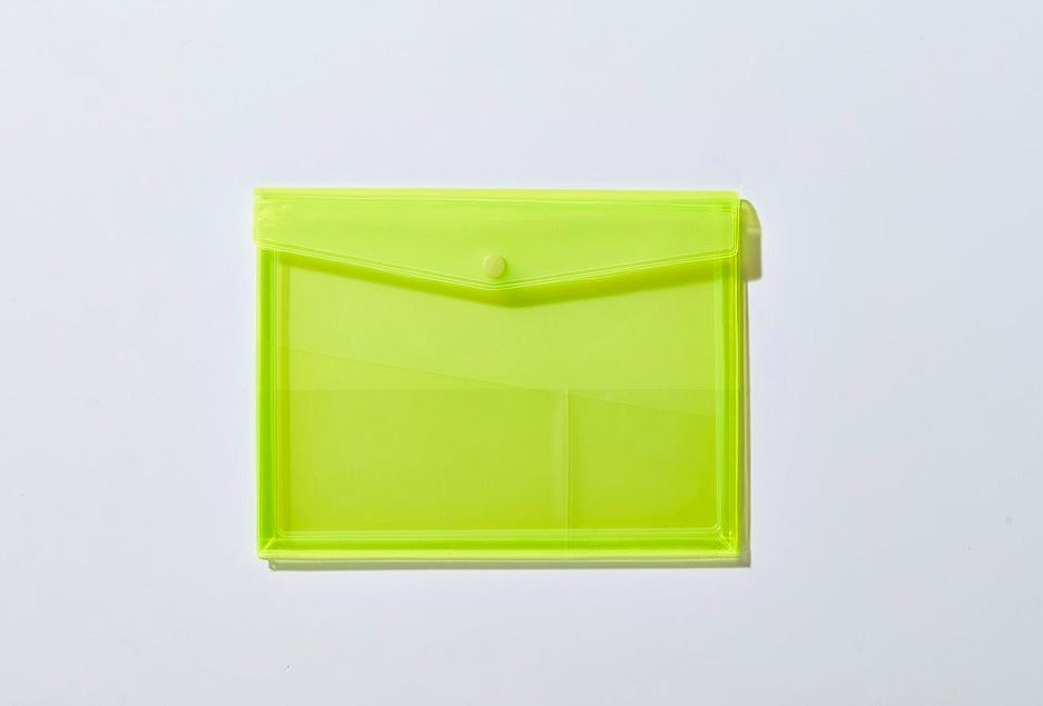 Medium Neon Yellow Pouch