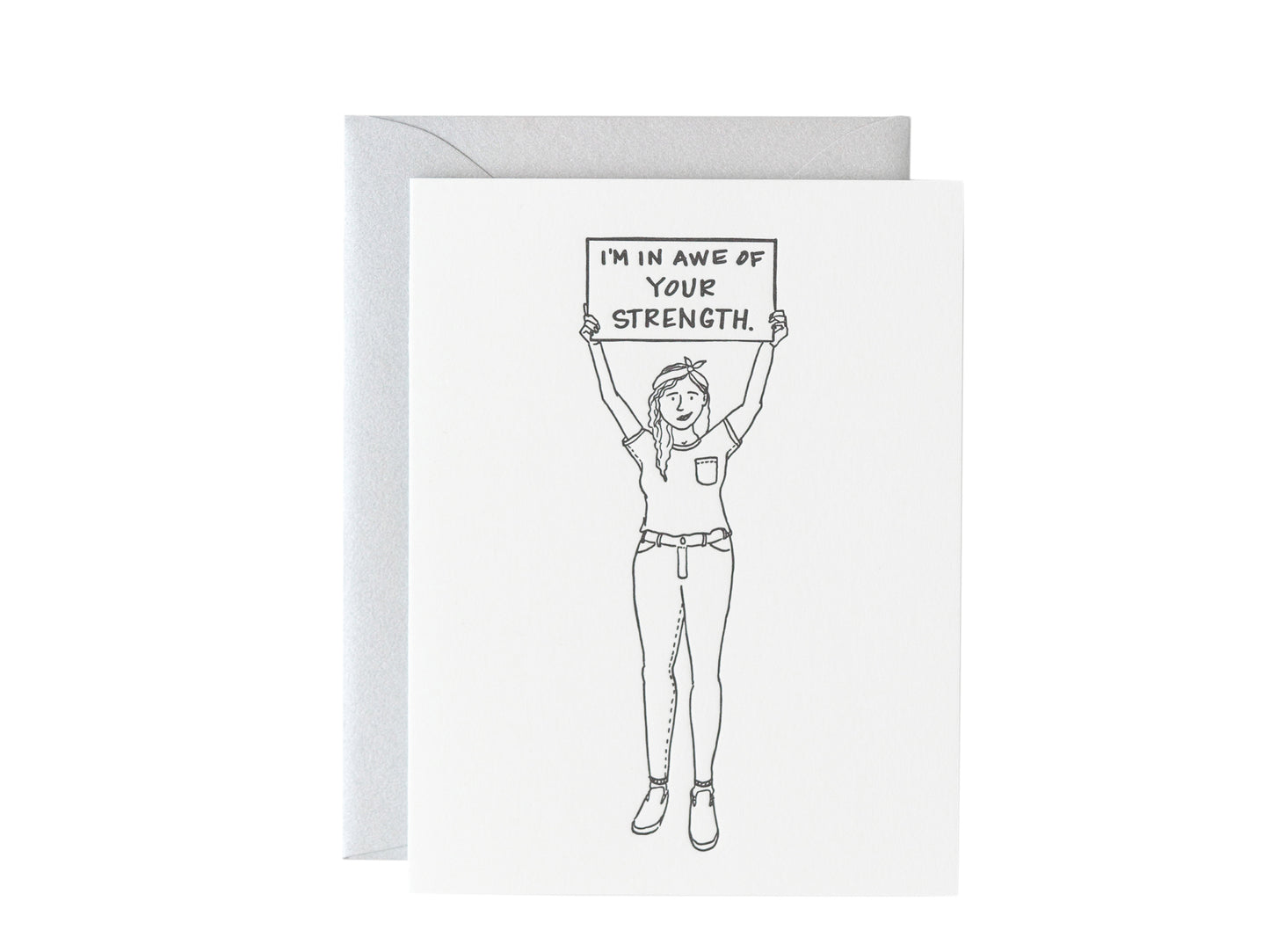 In Awe of Your Strength Card
