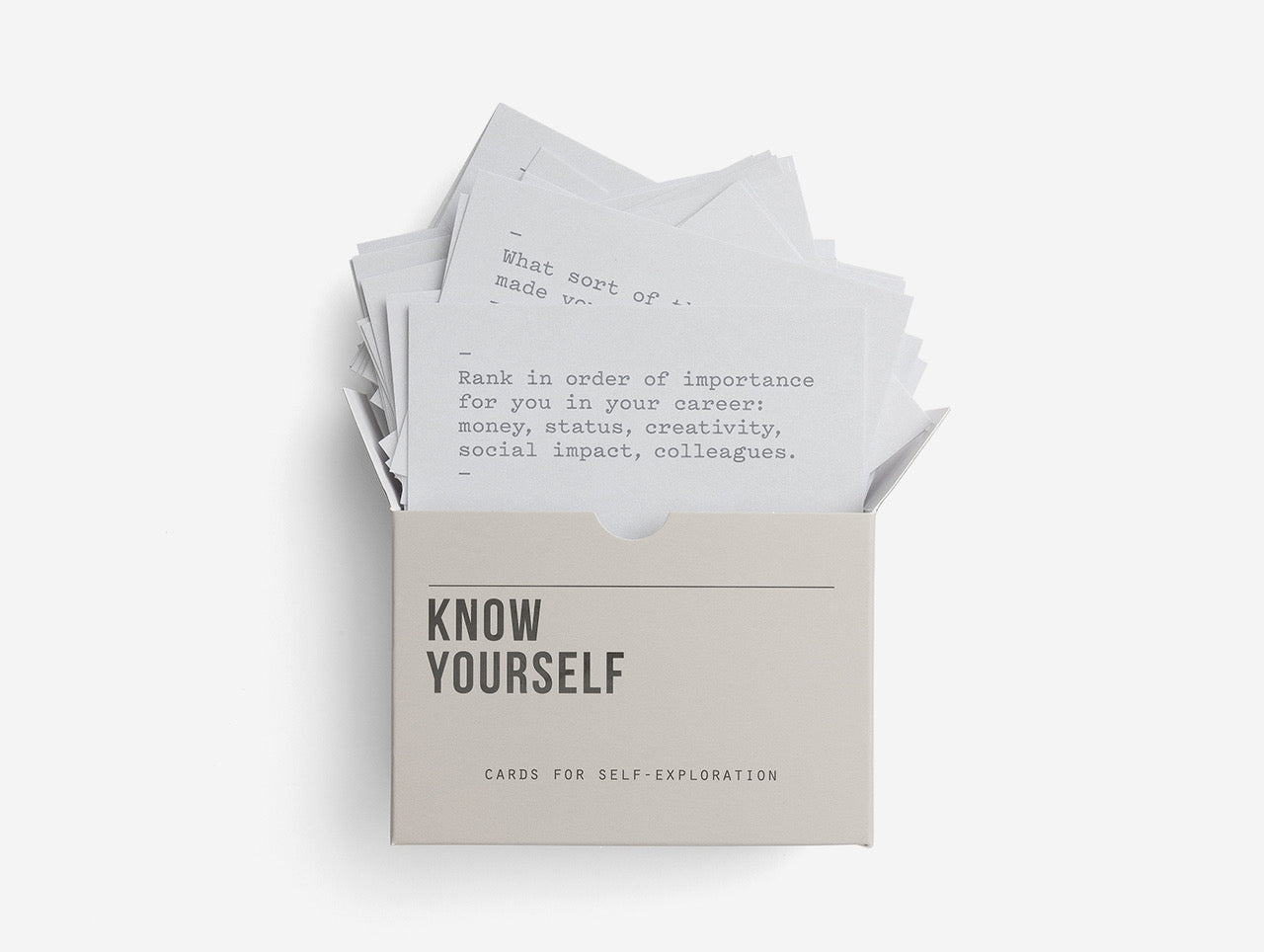 Know Yourself Card Set
