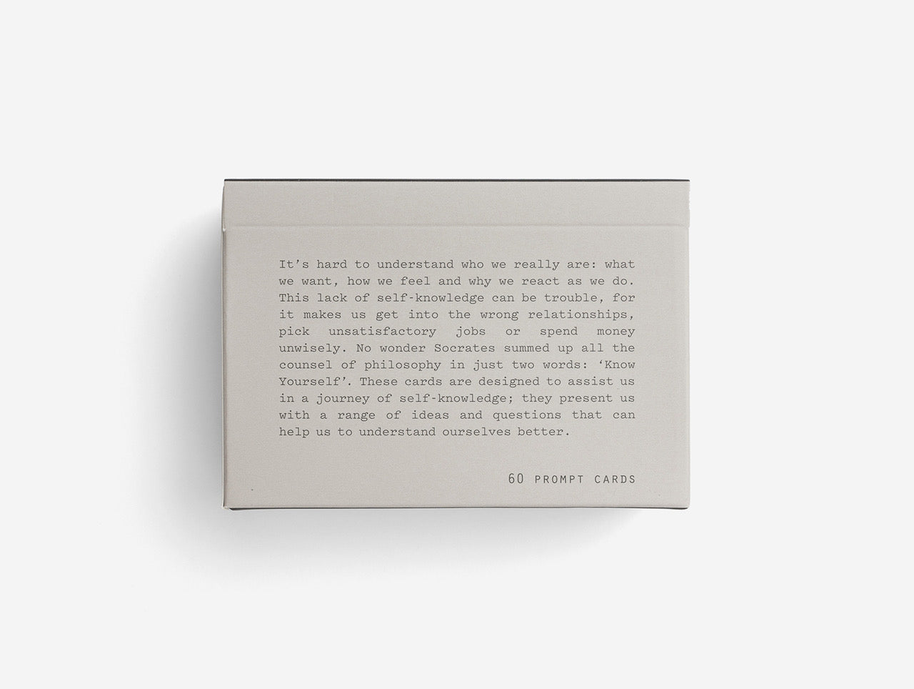 Know Yourself Card Set