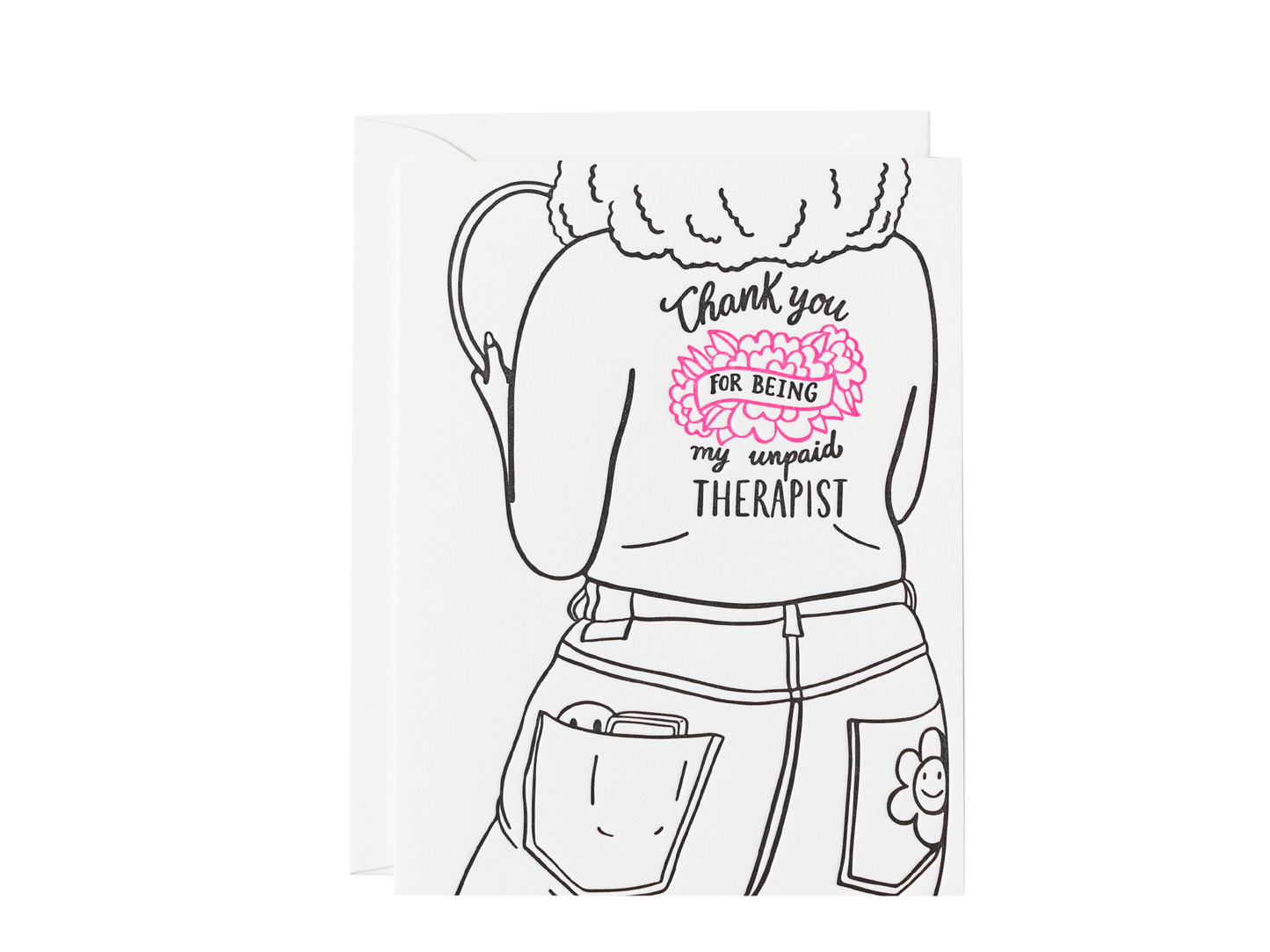Unpaid Therapist Friendship Card