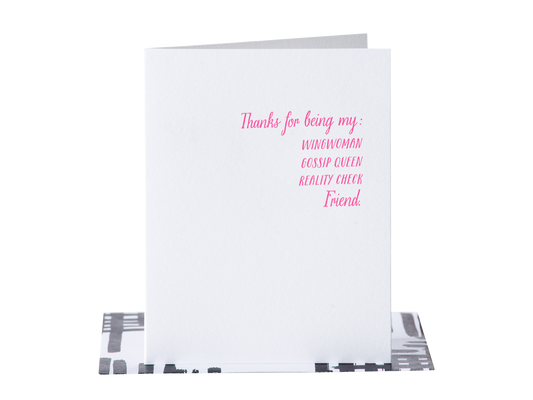 Thanks For Being My... Friend
