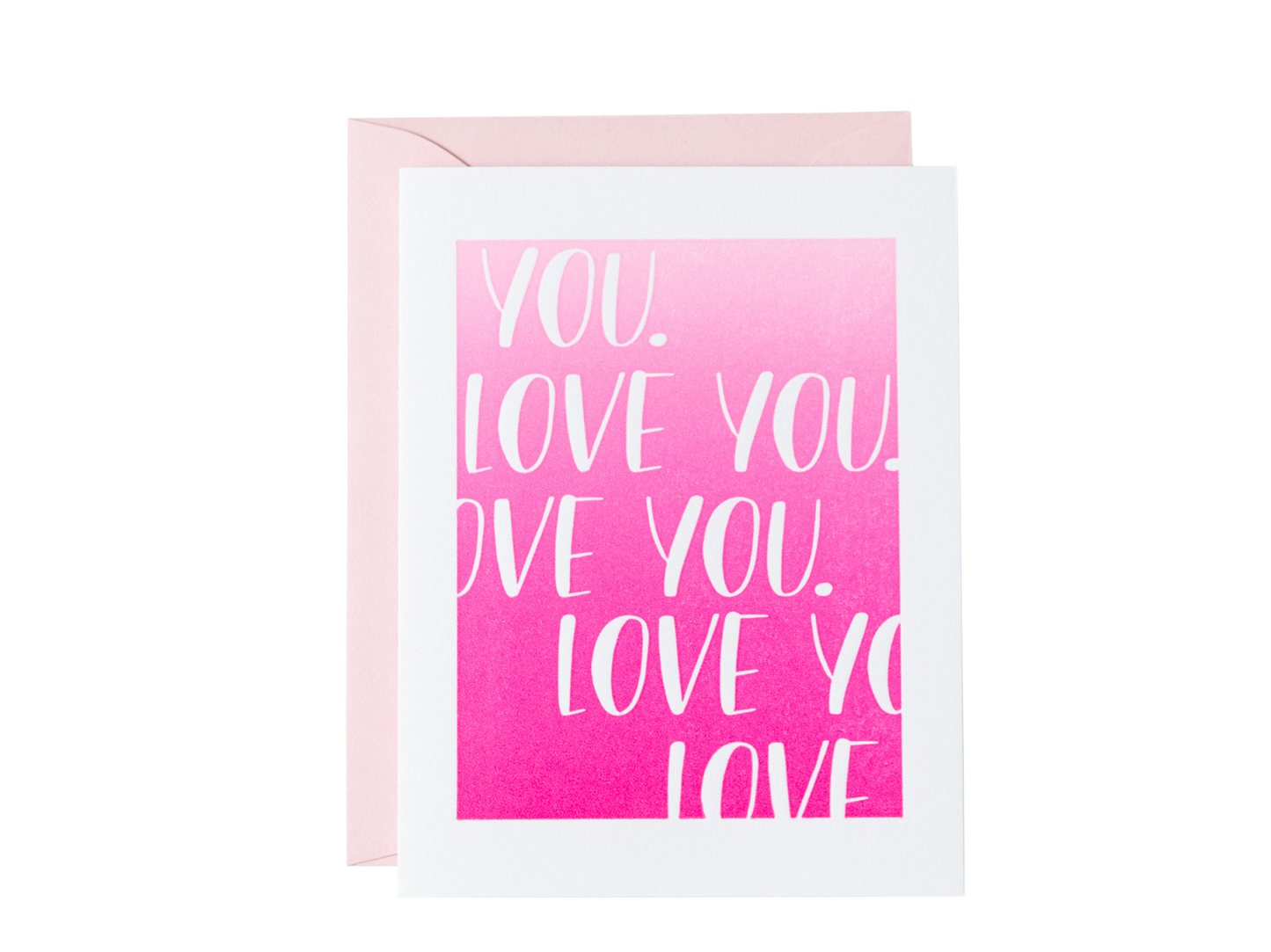 Love You Ombre Card