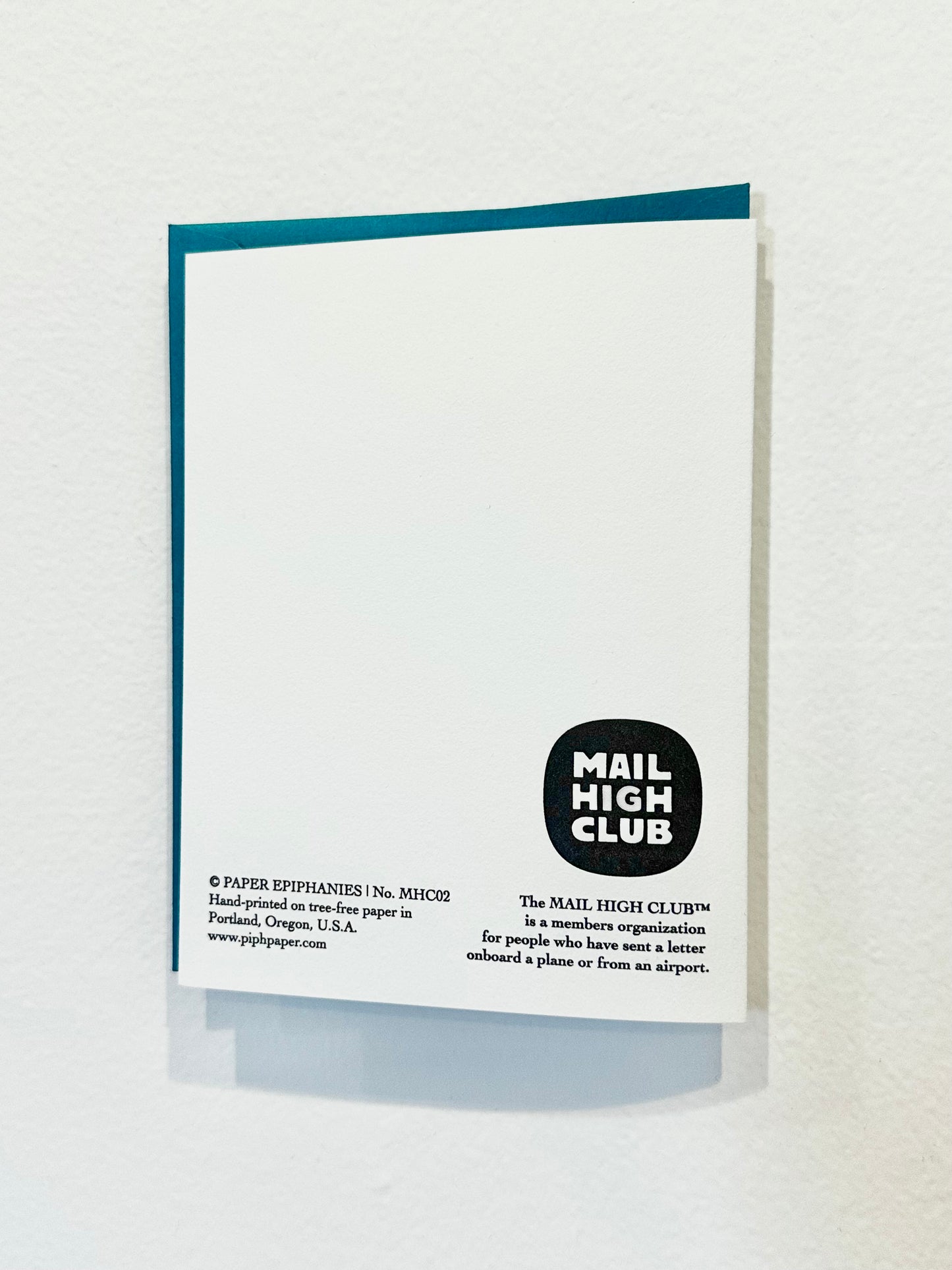 Sent from 40,000 Feet Card - Mail High Club