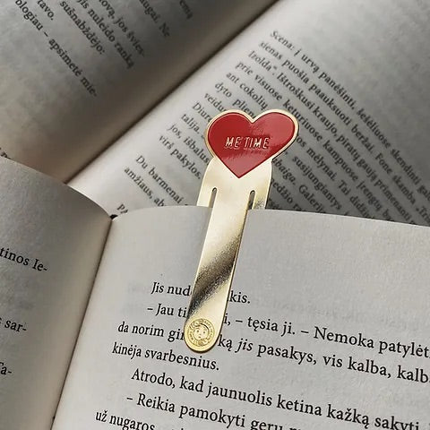 Me Time Enamel Bookmark