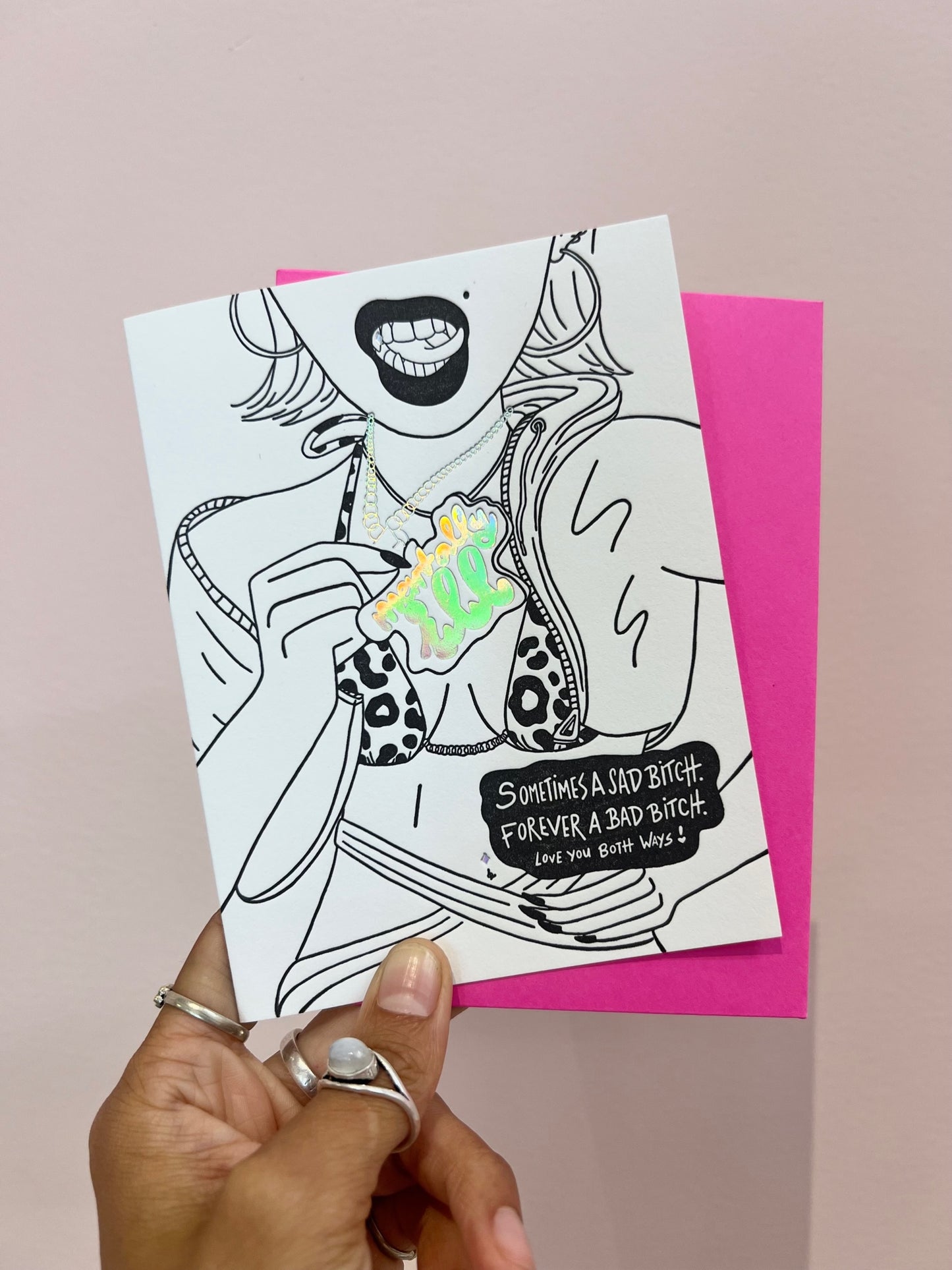 Mentally iLL Card - Liz Deleo Collaboration - PiPH by Paper Epiphanies