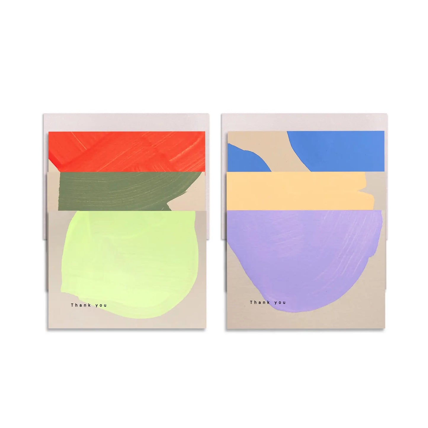 Neon Shape Thank You Set