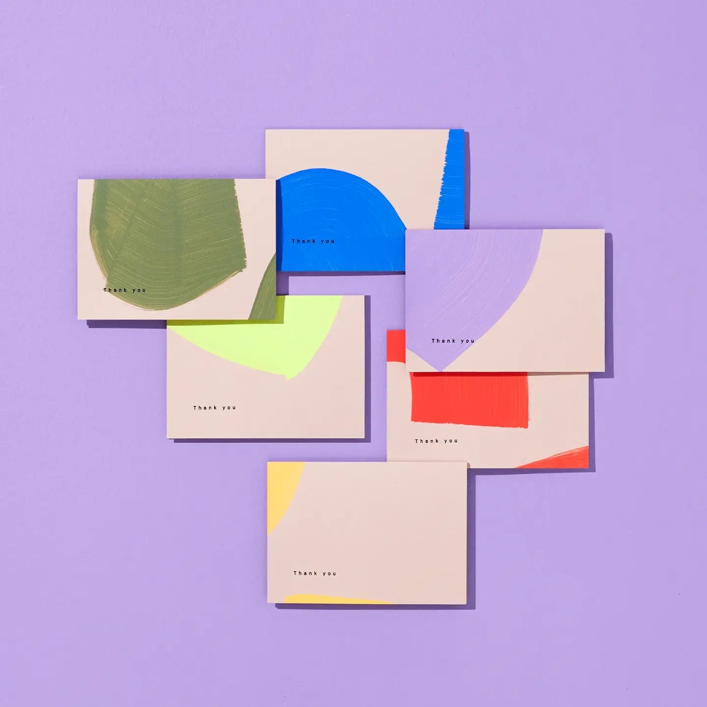 Neon Shape Thank You Set