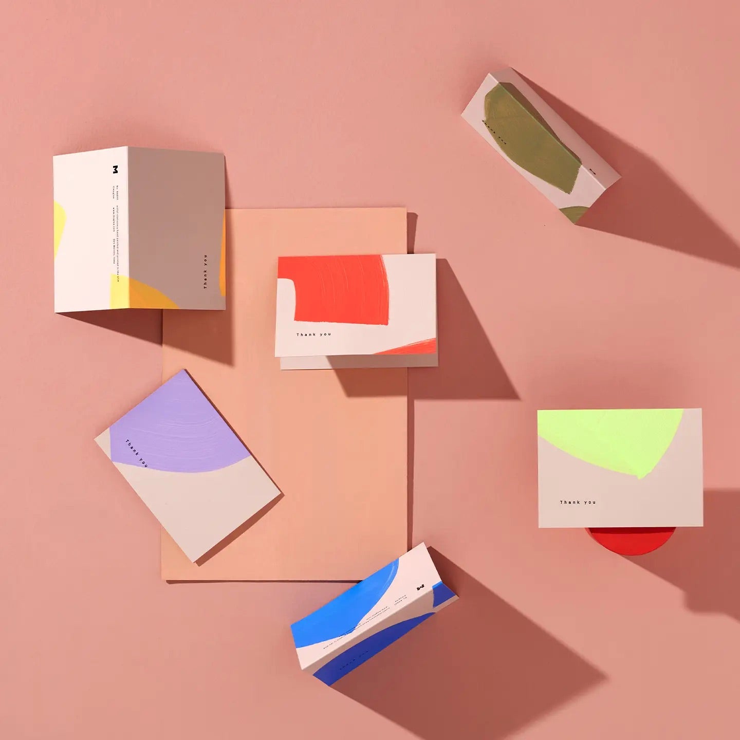 Neon Shape Thank You Set