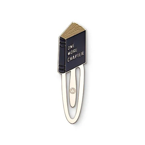 One More Chapter Enamel Bookmark