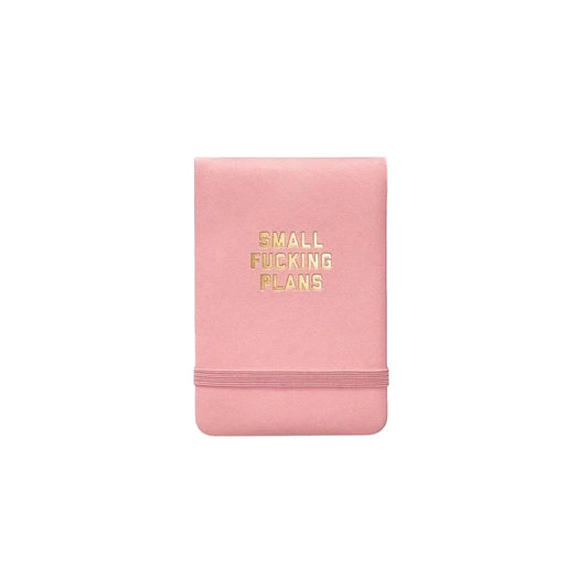 Small Fucking Plans Jotter - Multiple Colors