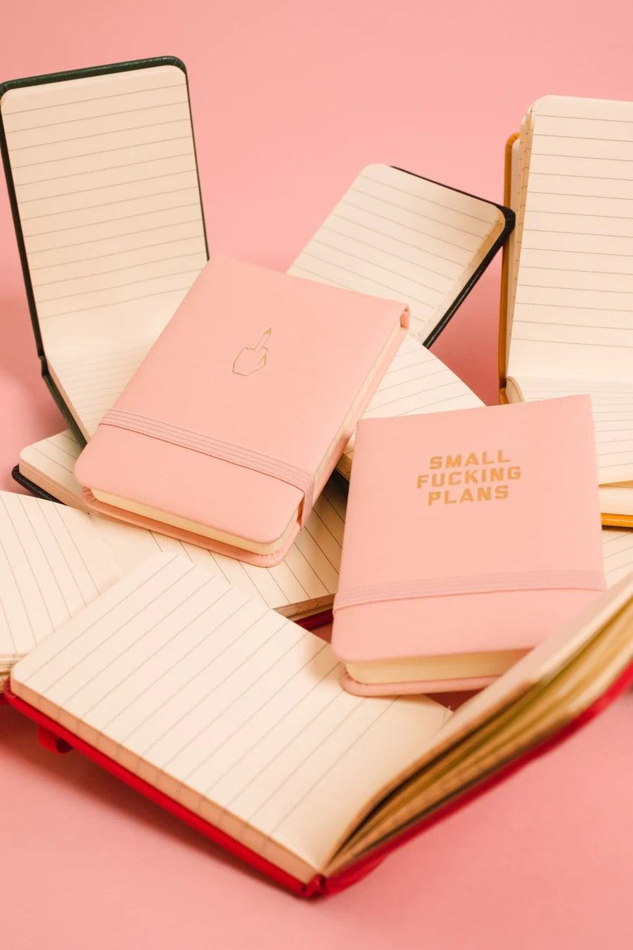 Small Fucking Plans Jotter - Multiple Colors