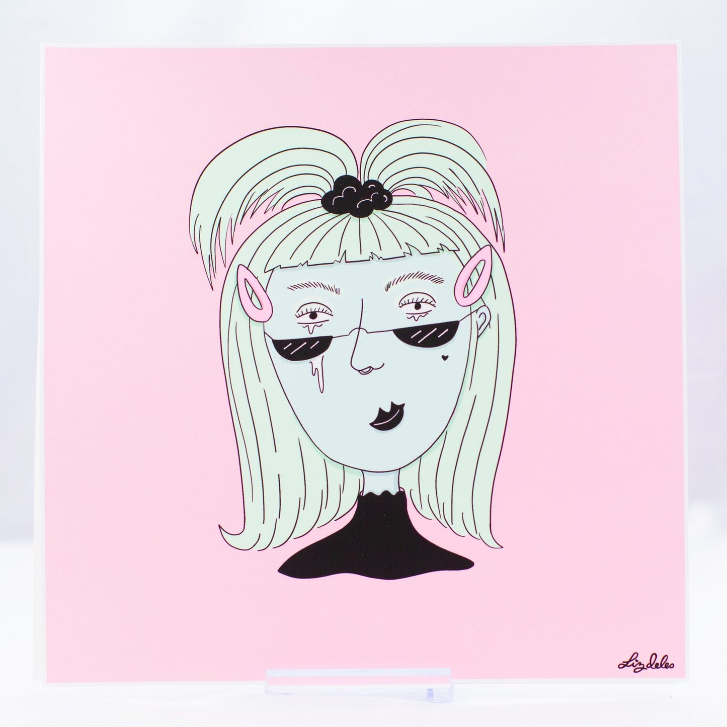 Beatrice Pink Art Print