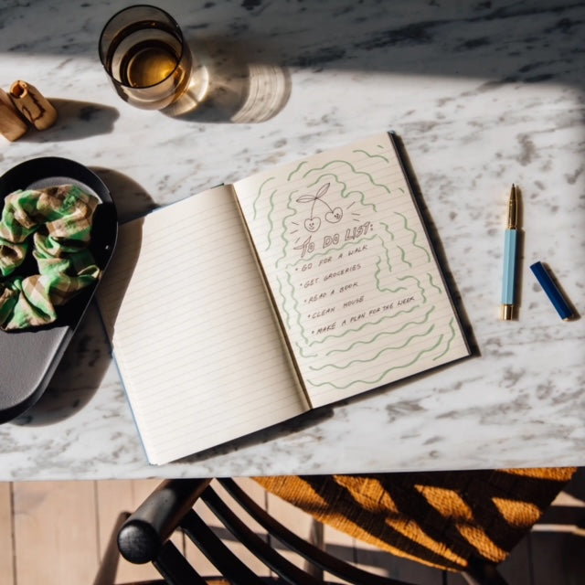 Colorblock Lined Notebook