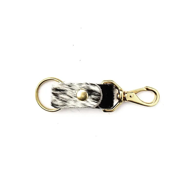 Hair On Hide Keychain