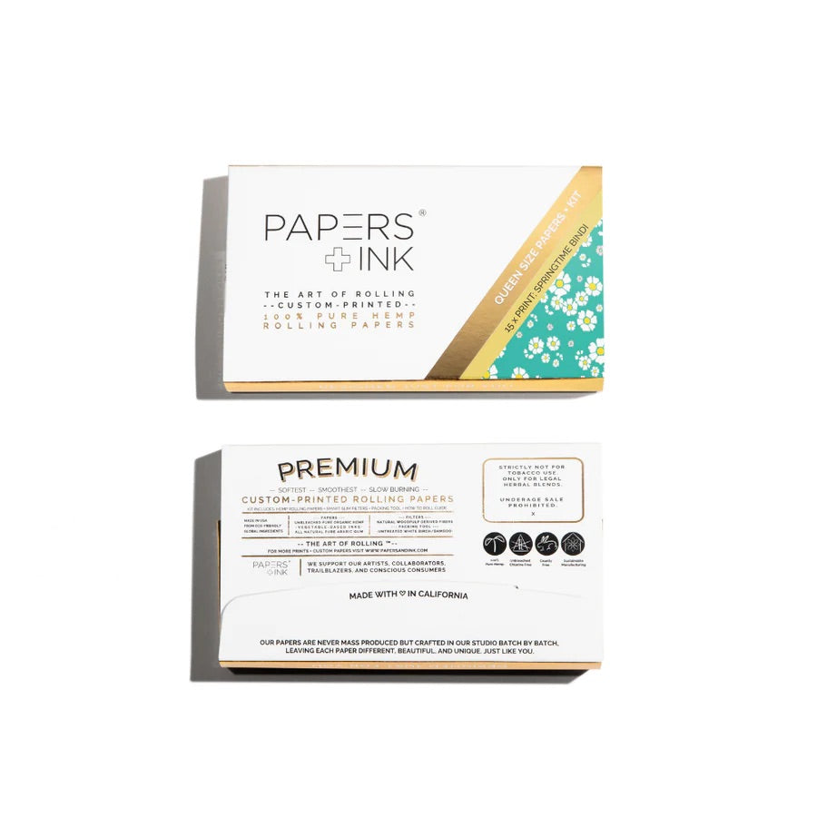 Springtime Bindi Premium Organic Hemp Papers