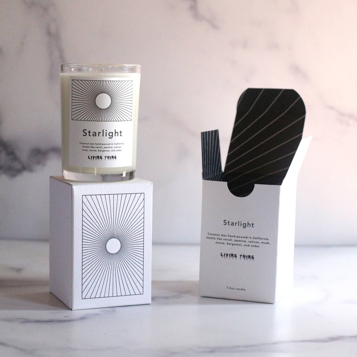 Starlight: Jasmine, Cedarwood + Amber Candle