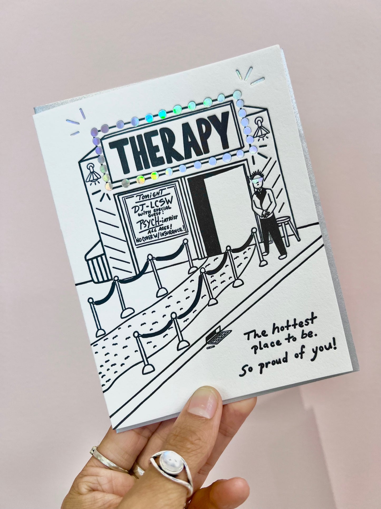 Therapy Card - Liz Deleo X PiPH by Paper Epiphanies