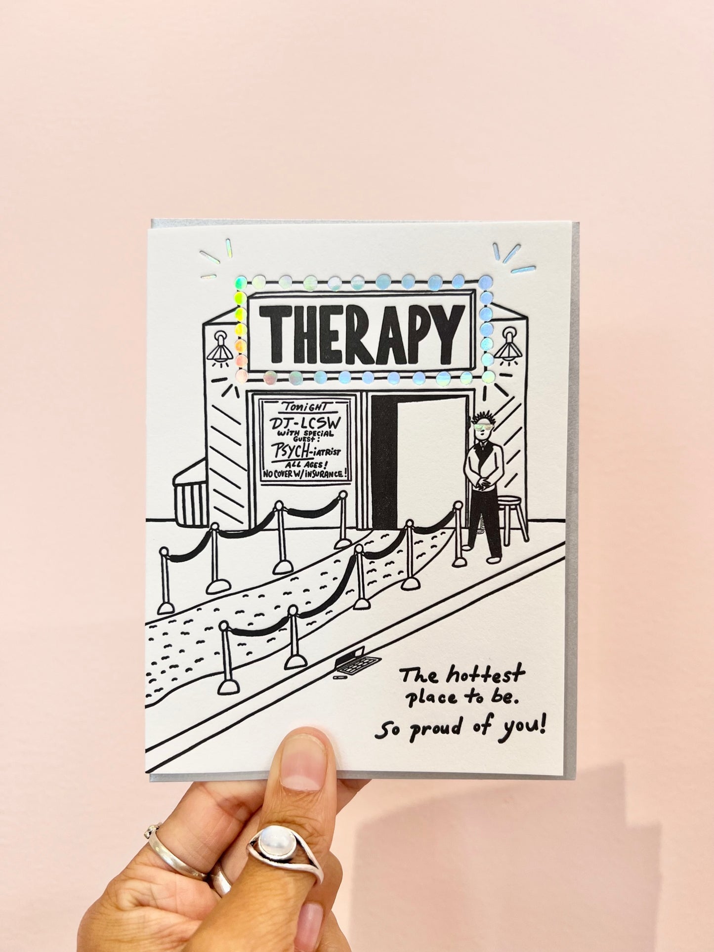 Therapy Card - Liz Deleo X PiPH by Paper Epiphanies