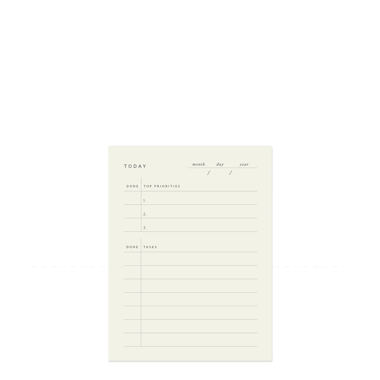 To Do Today Notepad