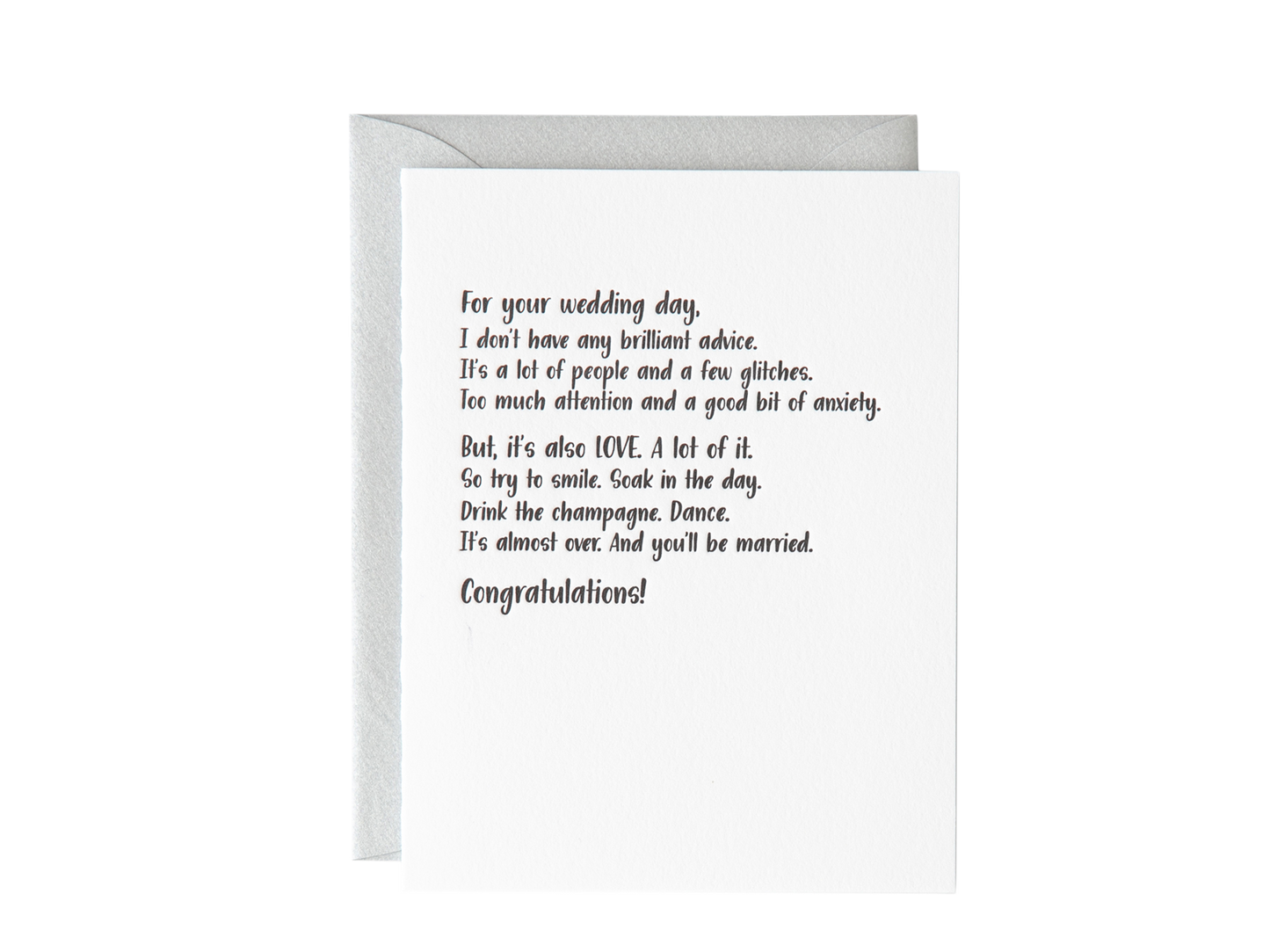 Wedding Day Advice
